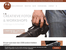 Tablet Screenshot of fotocursus-snapshot.nl